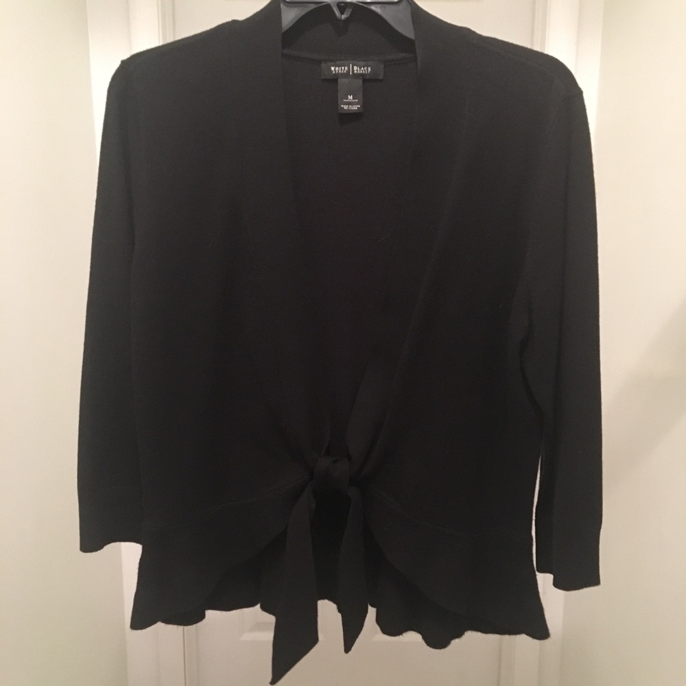 NWOT Black Tie Cardigan